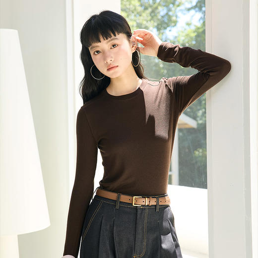 优选丨超柔天丝羊毛早秋打底衫 商品图6