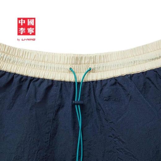 【L断码】中国李宁运动短裤男士2024新款男装裤子反光宽松运动裤AKSUA03 商品图3