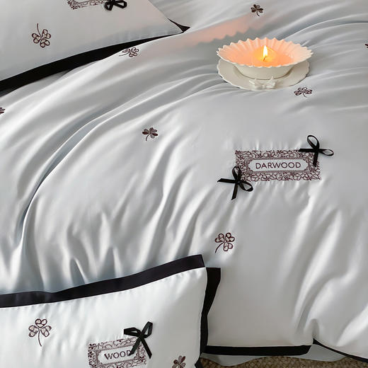 自然醒A类亲肤50支全棉四件套-幸运草AN 商品图10