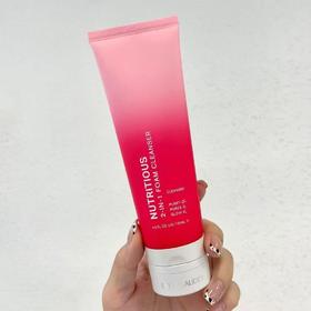 现货▲一支两用！雅诗兰黛红石榴泡沫洁面乳洗面奶125ml  新版渐变