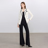 IWY/高级感英伦风西装套装女新款黑色微喇裤职业西服两件套CP2357 商品缩略图2
