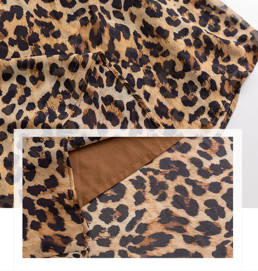 【门店同款】ENJOY秋季复古豹纹半身裙 164249195 商品图1