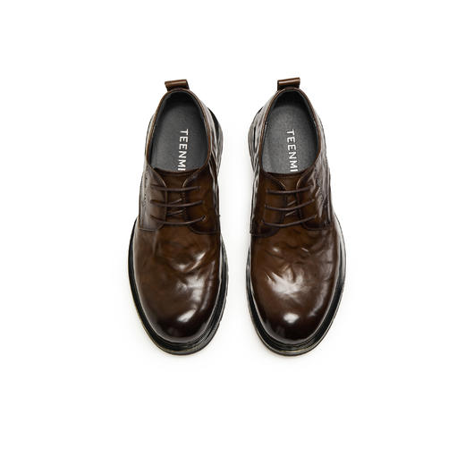 【云粉节】BF楼 天美意2025冬新款复古商务正装休闲男皮鞋3XI01DM5吊牌价1099活动价639 商品图2