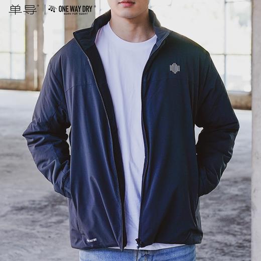 单导动态轻量保暖棉服男休闲户外登山防风棉衣秋冬装无帽外套 商品图1