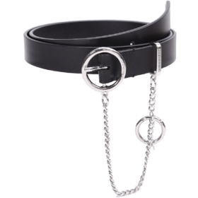 011334769143 卡尔文克雷恩Calvin Klein CK Jeans 女士休闲潮流针扣别针时尚中性风链条腰带 DC0463H4900【85cm】