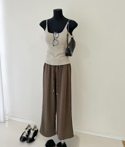 老米优品🎈预售15天发！ 《软糯限定 . 糯米羊绒感阔腿裤》小直筒阔腿，显瘦不臃肿，炒鸡舒服的一条！！K250903A 商品图3