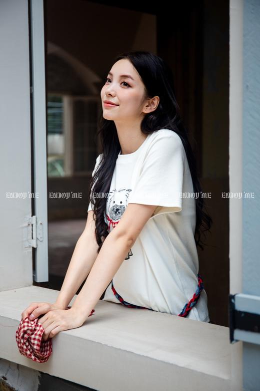 【门店同款】ENJOY秋季围巾熊短袖T恤 164899323 商品图1