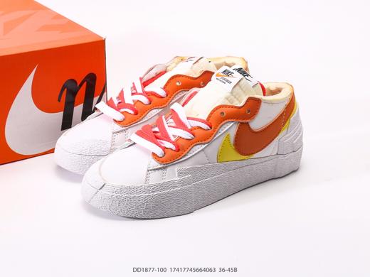 耐克SACAI x Nike Blazer Low解构低帮休闲运动板鞋DD1877-100男女鞋 商品图8