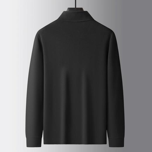 【德绒】【DSF】大依优型大码男装青年半拉链立领德绒打底衫宽松时尚加肥加大码男 商品图3