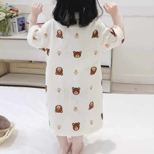 裁缝学苑TH10浴巾浴袍纸样儿童长袖纱布睡衣童装家居服睡袍样板 商品图1