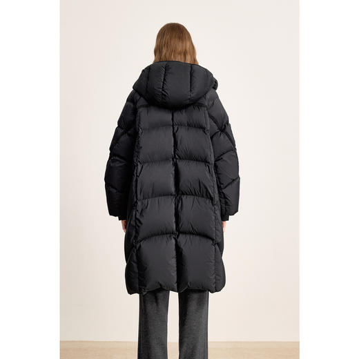 【商场同款】诗凡黎连帽拉链鸭绒羽绒服2024年冬新款女3FA380571R 商品图4