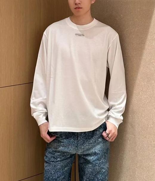 男款logo标签长袖T恤010 商品图3