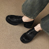 OLD A1352英伦风厚底小皮鞋真皮粗跟乐福鞋高跟懒人鞋 商品缩略图3