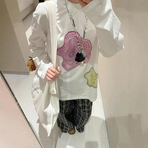 【2025版情绪画布】纯棉印花长袖T恤 商品图4