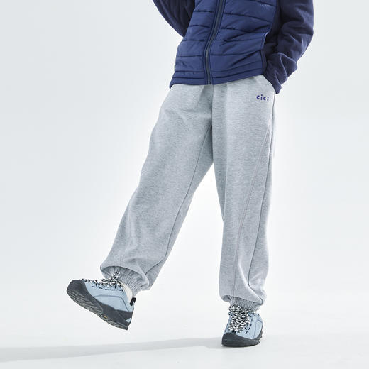 cicochild25年冬季新款亲子中大童加绒运动裤橡筋收口百搭束脚裤 商品图4