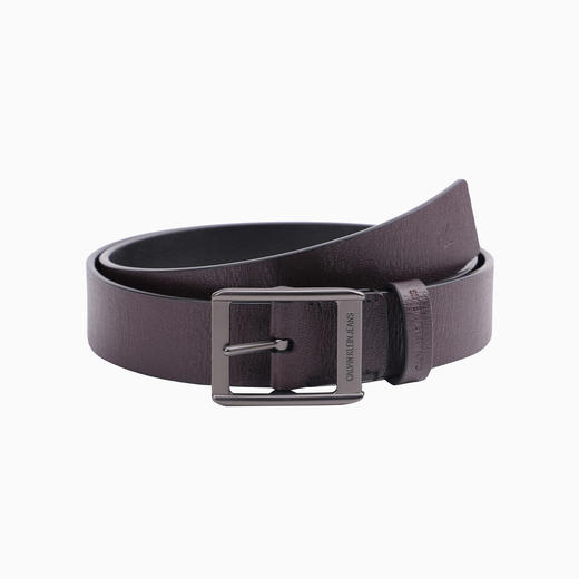 011334795005 卡尔文克雷恩Calvin Klein CK Jeans男士经典休闲哑光针扣式压纹LOGO牛皮腰带HC0631【90cm】 商品图1