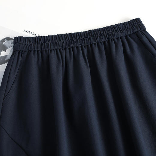 QYM 95836-Y松紧高腰灯笼裙时尚休闲A字裙 商品图3