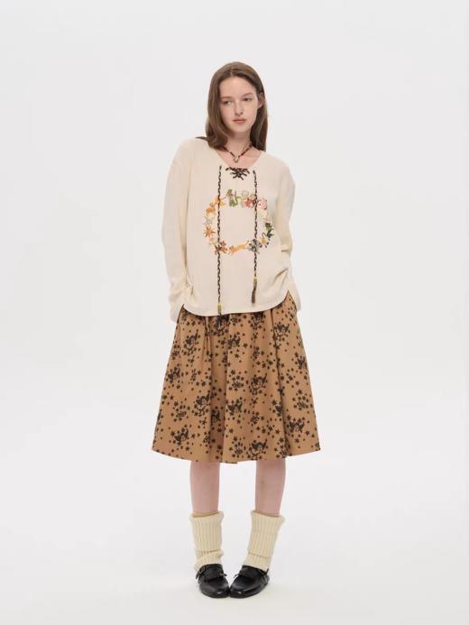 local tag/lt25awk31/ 友谊万岁 温暖粗针织系带领长袖上衣 商品图4