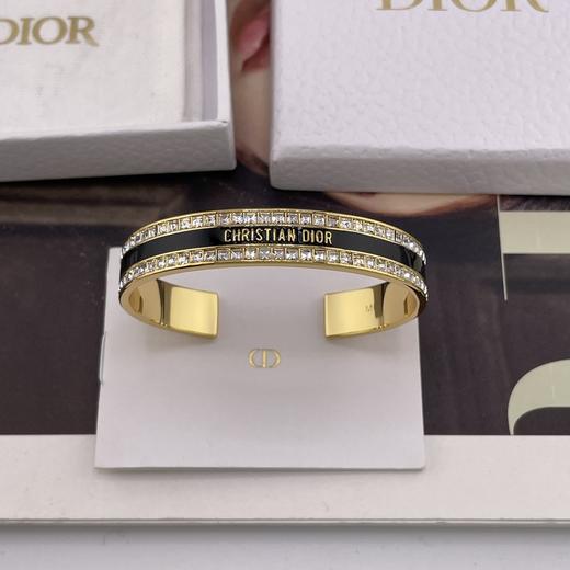 迪奥 双排方钻珐琅字母手镯（XK） 商品图0