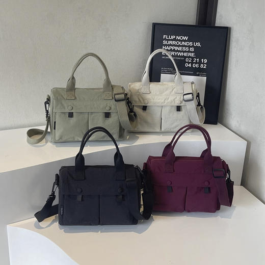 裁缝学苑AQ536帆布包收纳旅行包百搭斜挎包纸样大学生上课托特包样板 商品图4