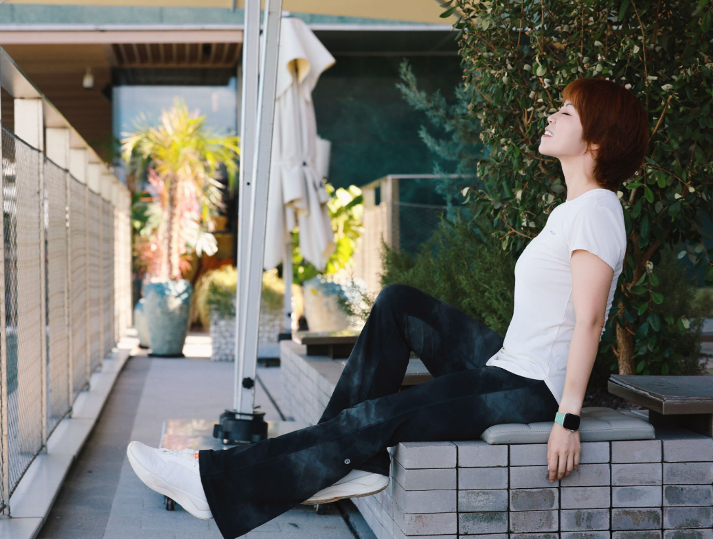 【大J同款-买即赠】moodytiger小云朵Essential印花紧身裤53211404/409