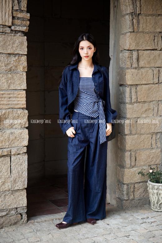 【门店同款】ENJOY秋季“城市与旷野”韩系格纹三件套 165043738 商品图3