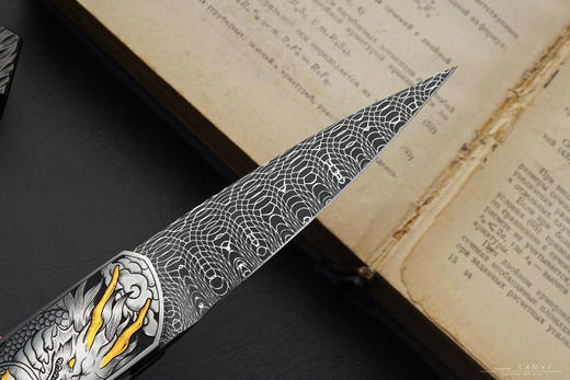 三希堂  现代刀系列  龙凤呈祥  未开刃 商品图5