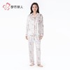 都市丽人睡衣女士丝绒印花睡衣女士家居服长袖长裤丝绒套装LHH1R2 商品缩略图1