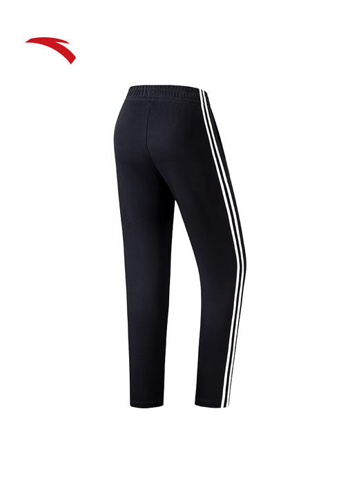 安踏针织运动长裤女秋季新款跑步训练束脚卫裤休闲条纹裤子162547301 商品图1