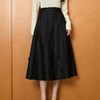 「自」全新升级【铂金会员192/天猫259/差价67】(11722)洛诗琳新款复古气质高腰半身裙2025秋季重工钉珠直筒A字裙 商品缩略图1