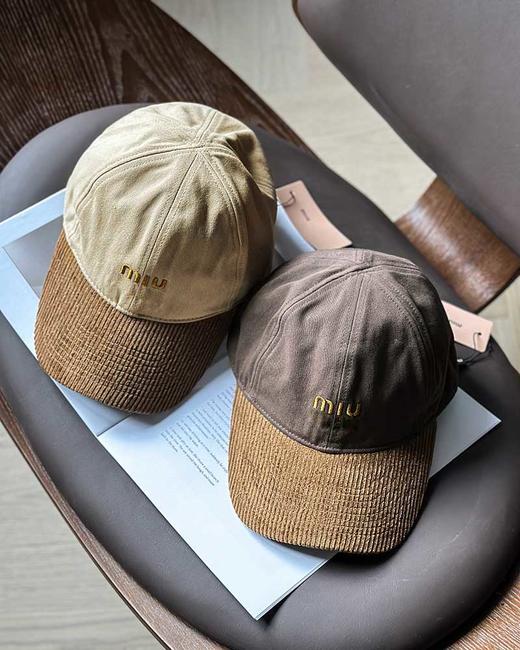 现货 THS-无 缪家 秋冬新款灯芯绒拼色棒球帽 5色 CN210 商品图8