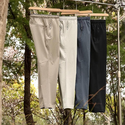 3D立裁秋季男士休闲裤！2025户外弹力抗皱透气凉感时尚百搭休闲裤长裤！ 商品图0