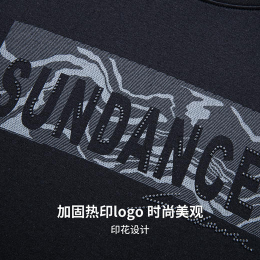 【100%棉】圣得西男50S针织T恤2025秋季新款亲肤透气固色耐穿卫衣 商品图7