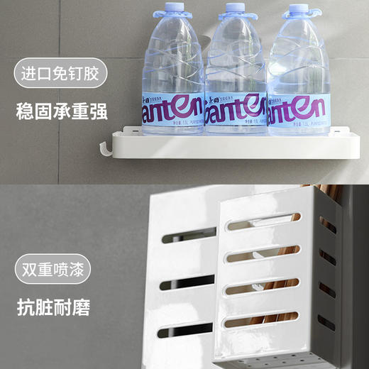 懒角落厨房壁挂置物架（锅盖/砧板/刀架） 商品图3