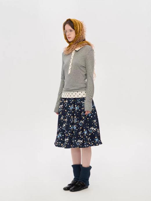 local tag/lt25awk26ab/ 繁星天使 手绘印花半裙 A字 商品图1