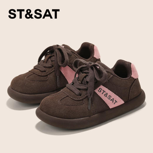 【童鞋】星期六简约百搭轻便防滑男女童德训鞋SSD3192U3E 商品图7