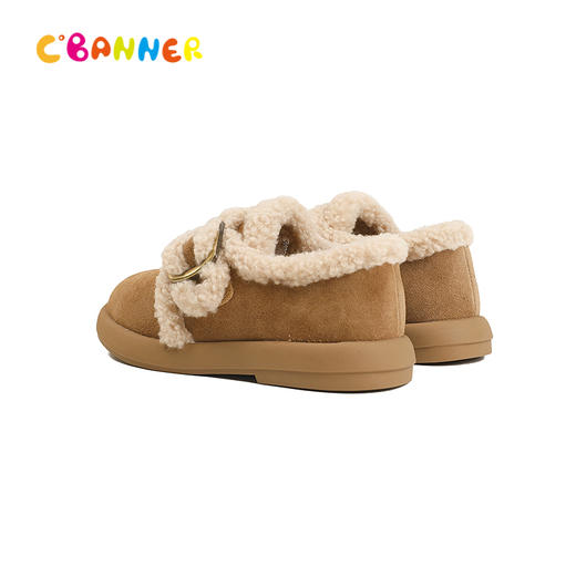 千百度冬季雪地靴圆润宽敞鞋头童鞋A25685077 商品图3