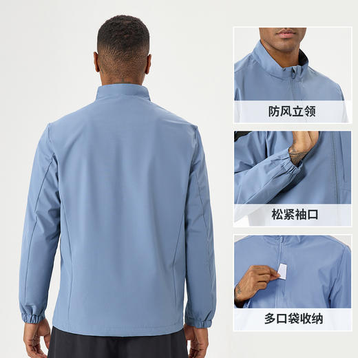 跃牌【欲动春风】男装系列 户外防风防水冲锋衣外套男女露营登山徒步立领夹克运动风衣D16004 商品图1