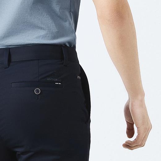 【竹纤维】柒牌男装休闲裤男2025春季新款舒适简约男式九分长裤子128H71150 商品图2