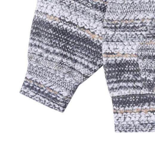 WY1051SDSA男士秋冬新款痞帅男装针织撞色条纹连帽卫衣百搭宽松套头上衣 商品图4