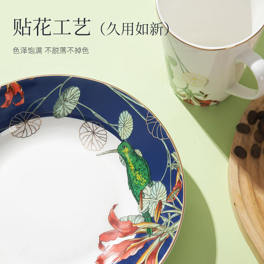 鎏金新骨瓷餐具（鸟栖） 商品图2
