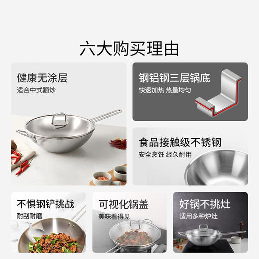 6932475221403 双立人ZWILLING 【精致好用】Nova Plus中式不锈钢炒锅炒菜锅炒锅 商品图2