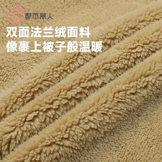 都市丽人睡衣男女可穿双面法兰绒睡衣家居服长袖长裤套装LHH1P4 商品图5