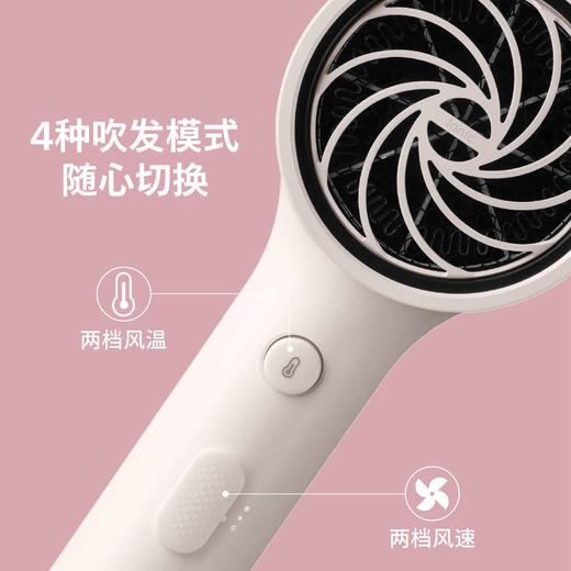 6923410709391 飞利浦PHILIPS 吹风机家用负离子护发大功率电吹风荧光筒BHD393 商品图2