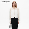 会员福利【苎麻+棉】拉夏贝尔/La Chapelle圆领双头拉链长袖衬衫女宽松休闲薄款时尚设计感通勤衬衣 商品缩略图3