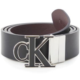 706456156352 卡尔文克雷恩Calvin Klein CK Jeans 男士休闲简约双面用CK带头牛皮腰带皮带HC0650【90cm】