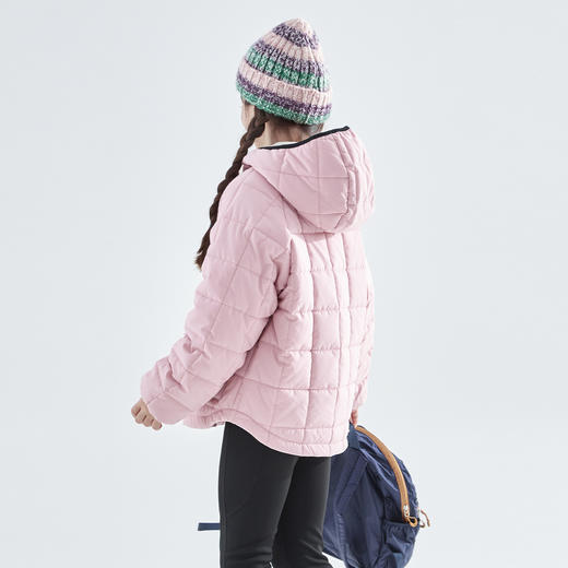 cicochild25年冬季新款亲子中大女童连帽绗棉外套防泼水轻盈棉服 商品图4