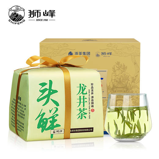 狮峰牌龙井茶江南赋头鲜明前特级纸包200g.WN 商品图0