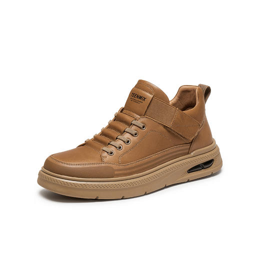 【云粉节】BF楼天美意2025冬新款英伦复古风工装鞋绑带男皮鞋3WX01DM5吊牌价999活动价639 商品图4