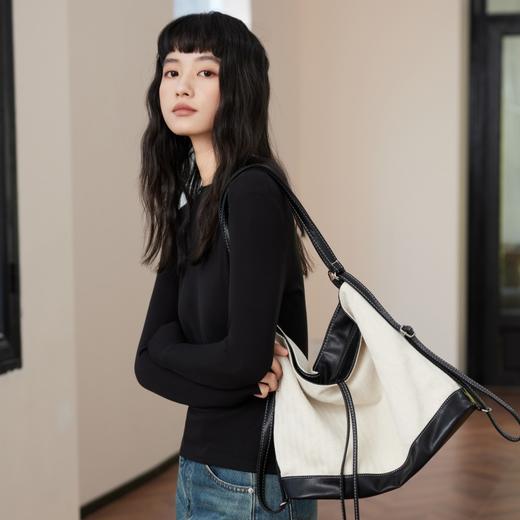 优选丨SPLELED云感天丝羊毛衫 小圆领基础版型，微绒面料，触感软糯保暖不闷，回弹力好；后背美背小心机设计修饰身材曲线，百搭减龄又显瘦 商品图2